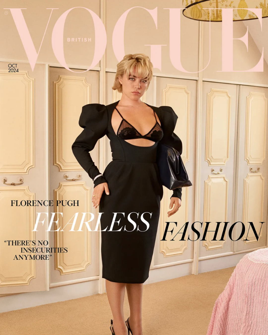 Vogue Magazine cover featuring Florence Pugh.