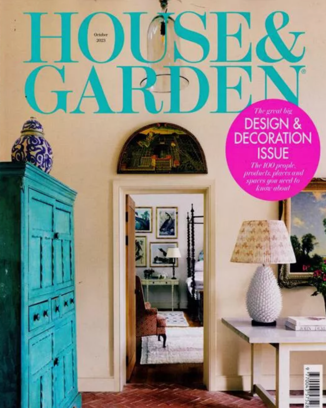 House & Garden Magazine cover featuring interior design.