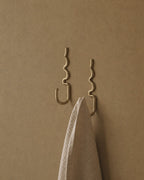 Glenn Brass Hook - set of 2